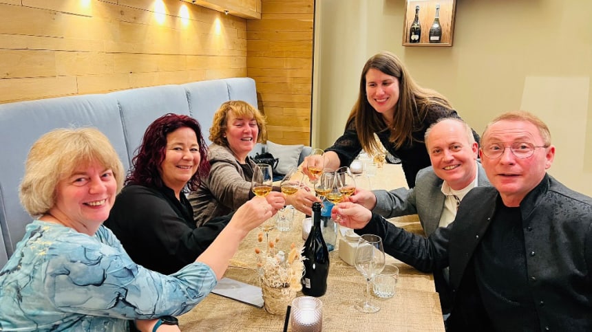 Praxis Weihnachtsfeier 2025 in der 'Sansibar' und bei der 'Eiskönigin' - 2